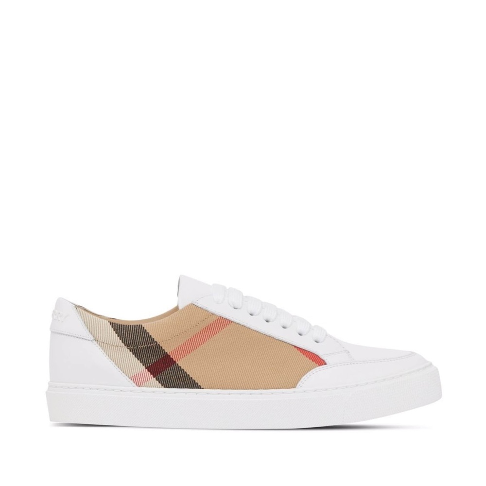 BURBERRY Classic Check Canvas & Leather
Sneakers - Picture 4 of 4